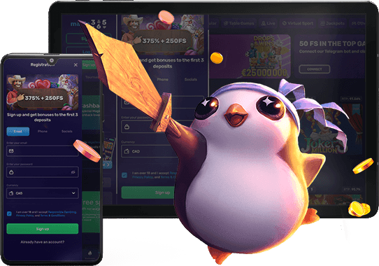 Create an account with Magic365 Casino in Canada
